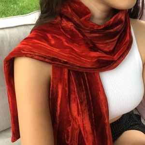 Red scarf